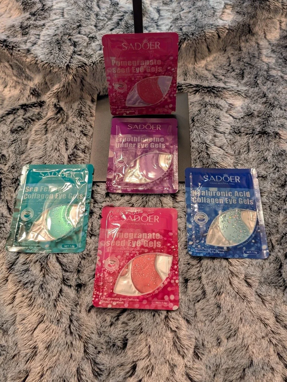 Hydrating Under Eye Gel Patches - Pink, Teal, Blue, Purple Variety